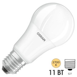 Лампа светодиодная Osram  PARATHOM CLASSIC А 75 11W 2700K DIM E27 1055lm d62x108mm 