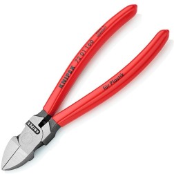 Кусачки боковые Knipex 160мм для пластмассы с однокомпонентными рукоятками 