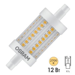Светодиодная лампа OSRAM LED P LINE 12W (100W) 2700K 1521lm 230V R7s L78x29mm 