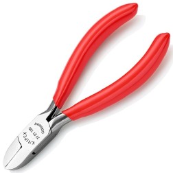 Кусачки боковые Knipex 130мм для электроники с однокомпонентными рукоятками 