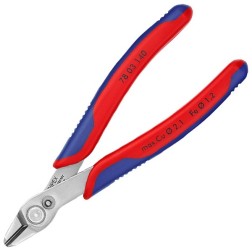 Прецизионные кусачки Knipex 140мм для электроники с двухкомпонентными рукоятками 