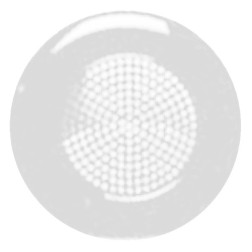 Решётка для громкоговорителя 2 (арт.9329) круглая Zenit белый (9399.4 BA) 