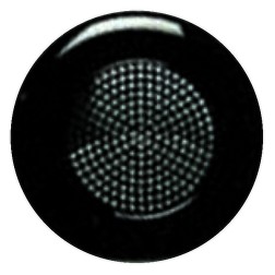 Решётка для громкоговорителя 2 (арт.9329) круглая Zenit черный (9399.4 NG) 