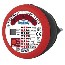 Розеточный индикатор Testavit Schuki 1 LCD 