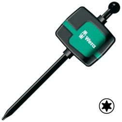 Флажковая отвертка-ключ звездочка торкс TX 6 Wera 1267 A TORX 