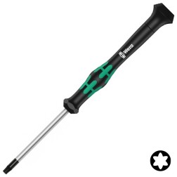 Отвертка звездочка TORX TX 3 x 40mm для электроники Wera Kraftform Micro 2067 