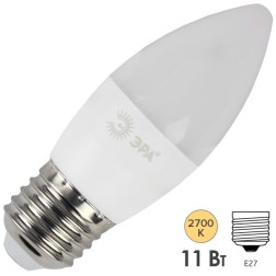 Лампа светодиодная свеча ЭРА LED B35-11W-827-E27 теплый свет 732332 