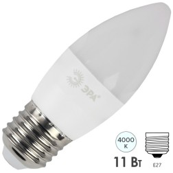 Лампа светодиодная свеча ЭРА LED B35-11W-840-E27 белый свет 732394 