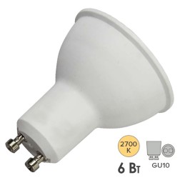 Лампа светодиодная ЭРА LED MR16-6W-827-GU10 теплый свет 556148 