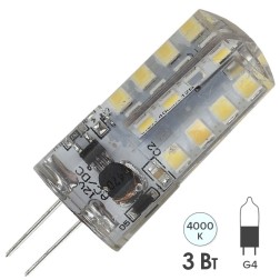 Лампа светодиодная ЭРА LED JC-3W-12V-840-G4 белый свет 734183 