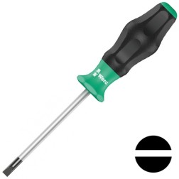 Отвертка плоская шлицевая 0.5 x 3.0 x 80mm Wera Kraftform Comfort 1335 