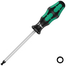 Отвертка с шестигранной сферической головкой 5.0 x 100mm Wera Kraftform Plus 352 