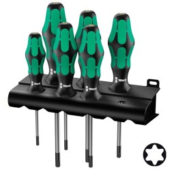 Набор отверток звездочка 6 штук на подставке Wera Kraftform Plus TORX 367/6 Rack 