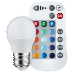 Светодиодная лампа Paulmann шарик LED 3,5W 230V E27 с ИК-пультом 