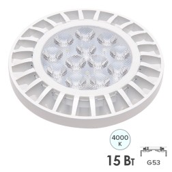 Лампа светодиодная PLED-AR111 15W 4000K 1200Lm G53 185-265V Jazzway 