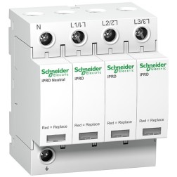 Ограничитель перенапряжения (УЗИП) T3 iPRD8 8kA 350В 3П+N Schneider Electric c сигнальным контактом 