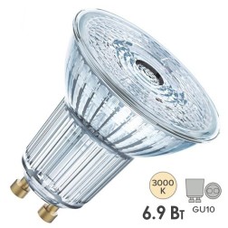 Лампа светодиодная Osram LED VALUE PAR16 80120 80 6,9W/830 230V GU10 575lm 120° 10000h 