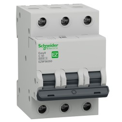 Автоматический выключатель Schneider Electric EASY 9 3П 50А С 6кА 400В (автомат) 