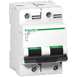 Автоматический выключатель Schneider Electric Acti 9 C120N 2П 100A C 10кА 3 модуля (автомат) 