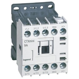 Контактор Legrand CTX3 Мини 3P 9A (AC-3) 1но 24V DC 