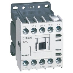 Контактор Legrand CTX3 Мини 3P 12A (AC-3) 1но 24V DC 