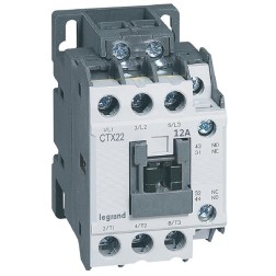 Контактор Legrand CTX3 22 3P 12A (AC-3) 1но1нз 24V DC 