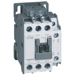 Контактор Legrand CTX3 22 3P 18A (AC-3) 1но1нз 24V AC 