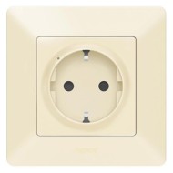 Умная розетка 2К+З 16А 230В Legrand Valena Life NETATMO слоновая кость (бежевый)