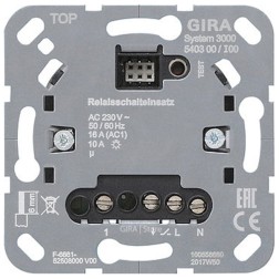 Вставка релейная для переключателей, датчиков движения, таймеров 2300Вт System 3000 Gira 