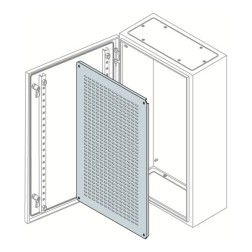 Плата монтажная перфорированная.для шкафов ABB SR 300х400мм ВхШ 