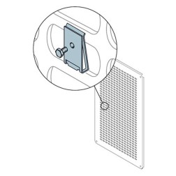 Гайка защелкивающаяся для монтажной перфорированной платы шкафов ABB SR (1упак20шт) 