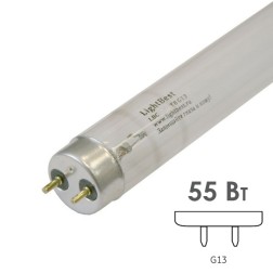 Лампа бактерицидная LightBest LBC 55W T8 G13 специальная безозоновая 