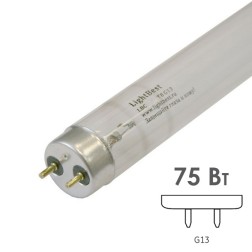 Лампа бактерицидная LightBest LBC 75W T8 G13 специальная безозоновая 