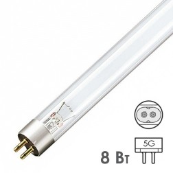 Лампа бактерицидная LightBest LBC 8W T5 G5 специальная безозоновая 
