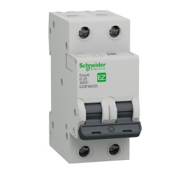 Автоматический выключатель Schneider Electric EASY 9 2П 25А D 6кА 230В (автомат) 