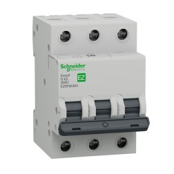 Автоматический выключатель Schneider Electric EASY 9 3П 63А D 6кА 400В (автомат) 