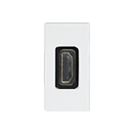 Розетка HDMI Simon Neos 27 Белый (в сборе) 