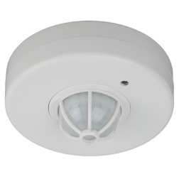 Датчик движения ЭРА MD 017 потолочный 1200W угол 180-360гр, дальность 2-12м, IP20, 058509 