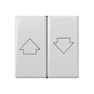 Выключатель кнопочный для рольставней Simon Neos 27 Белый (в сборе) 