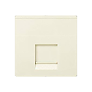 Розетка компьютерная 1xRJ45 UTP 6 категории Simon Neos 27 Слоновая кость (в сборе) 
