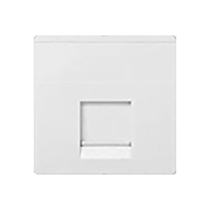 Розетка компьютерная 1xRJ45 UTP 6 категории Simon Neos 27 Белый (в сборе) 