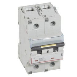 Автоматический выключатель Legrand DX3 2П C100A 10kA/16kA 3 модуля (автомат) 