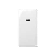 Выключатель одноклавишный с подсветкой на 1 модуль Simon Neos 27 Белый (в сборе) 