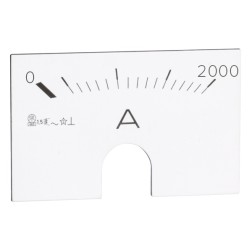 Шкала 0-2000А для амперметра Legrand артикул 004600 