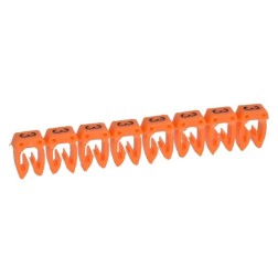 Маркер для кабеля 0,15/0,5мм2 Legrand CAB3 3 оранжевый 