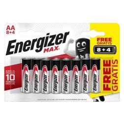 Батарейка ENERGIZER MAX LR6/E91/AA (упаковка 12шт) 