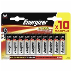 Батарейка ENERGIZER MAX LR6/E91/AA (упаковка 10шт) 