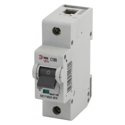 Автоматический выключатель ВА47-100 1Р 100А 10кА характеристика C ЭРА Pro (NO-901-32) (автомат) 