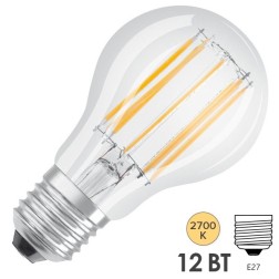 Лампа светодиодная Osram PARATHOM CLASSIC А 12W(100W) 2700K DIM E27 1521lm Filament 