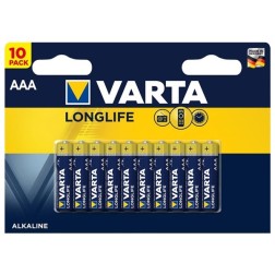 Батарейка VARTA LONGLIFE AAA (упаковка 10шт) 4008496609314 